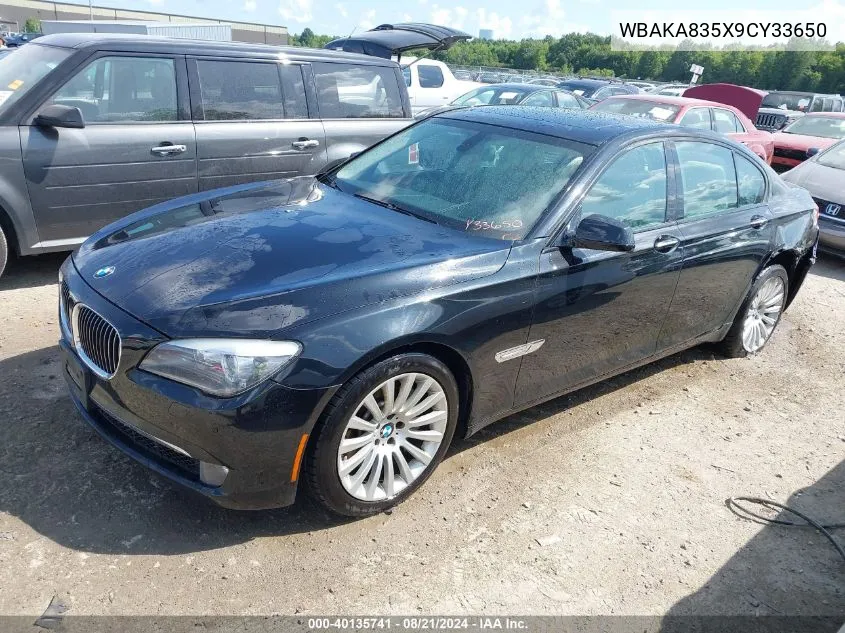 WBAKA835X9CY33650 2009 BMW 750I