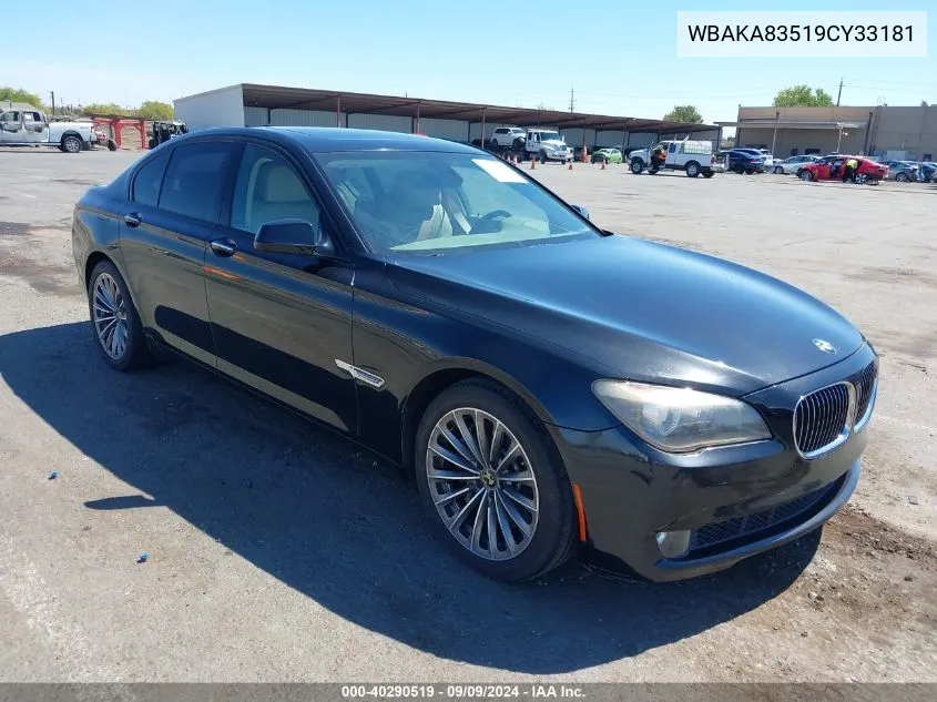 WBAKA83519CY33181 2009 BMW 750I