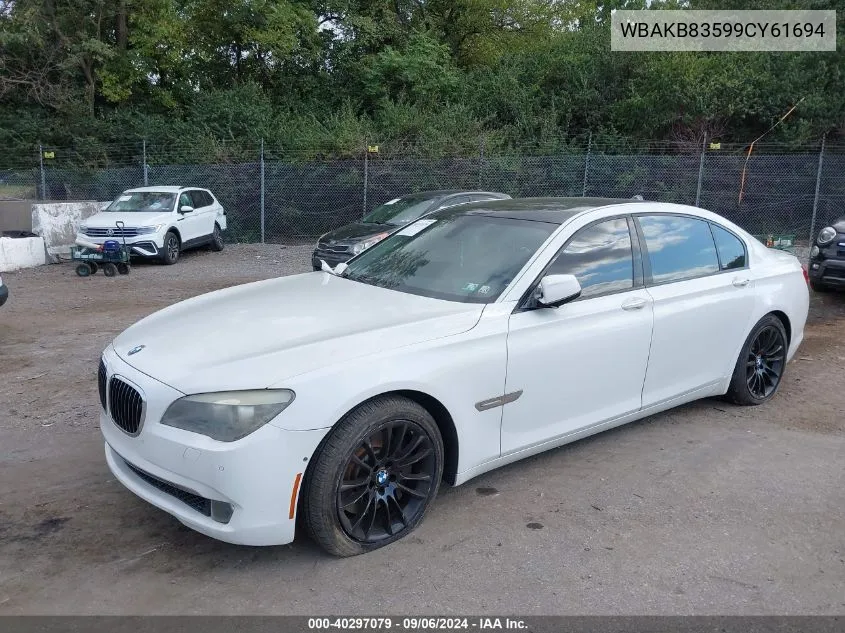 WBAKB83599CY61694 2009 BMW 750Li