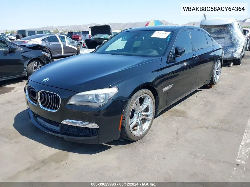 WBAKB8C58ACY64364 2010 BMW 750Li