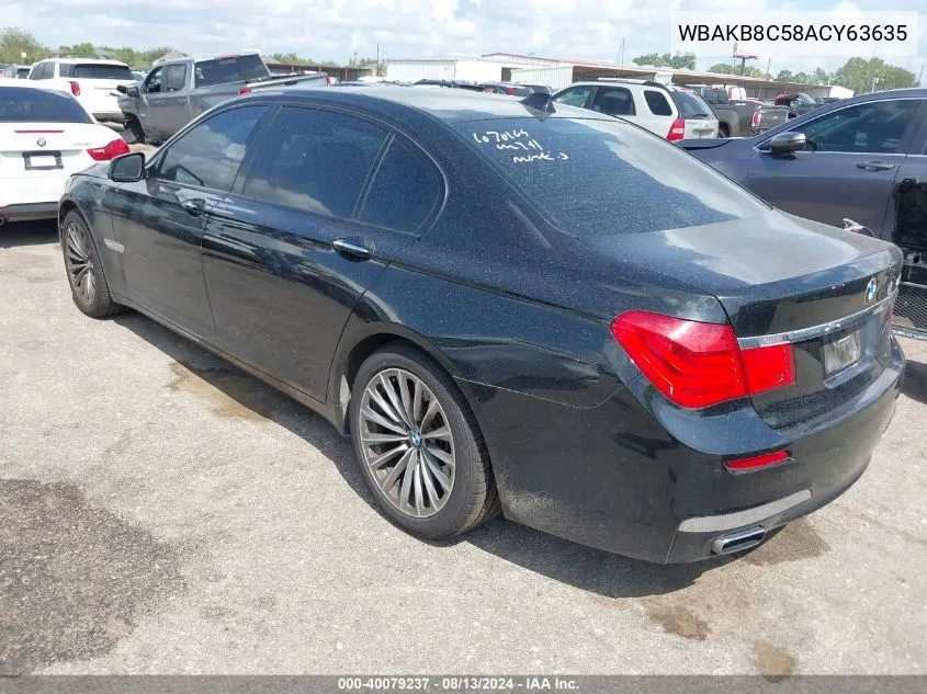 WBAKB8C58ACY63635 2010 BMW 750Li