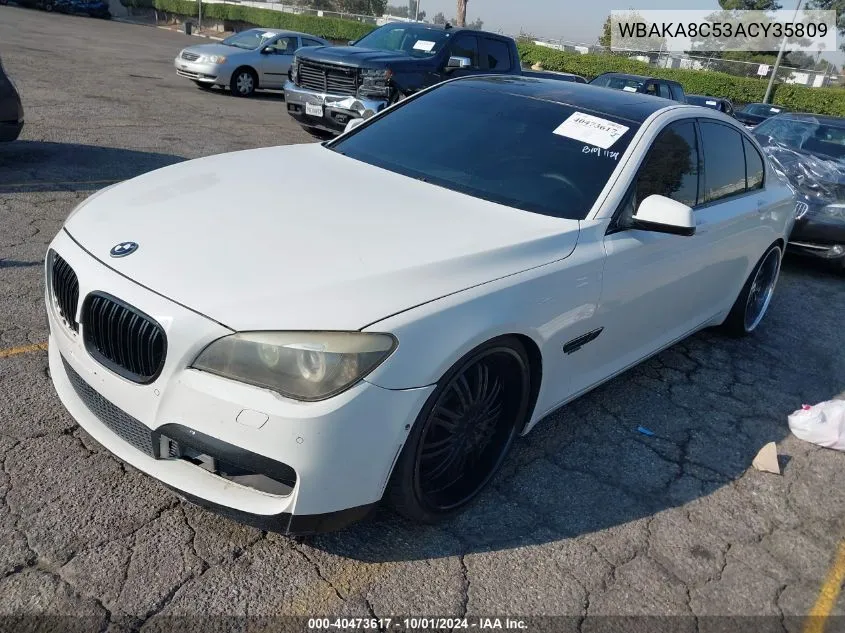 WBAKA8C53ACY35809 2010 BMW 750I