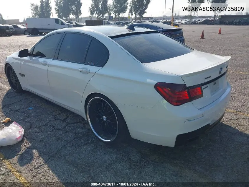 WBAKA8C53ACY35809 2010 BMW 750I