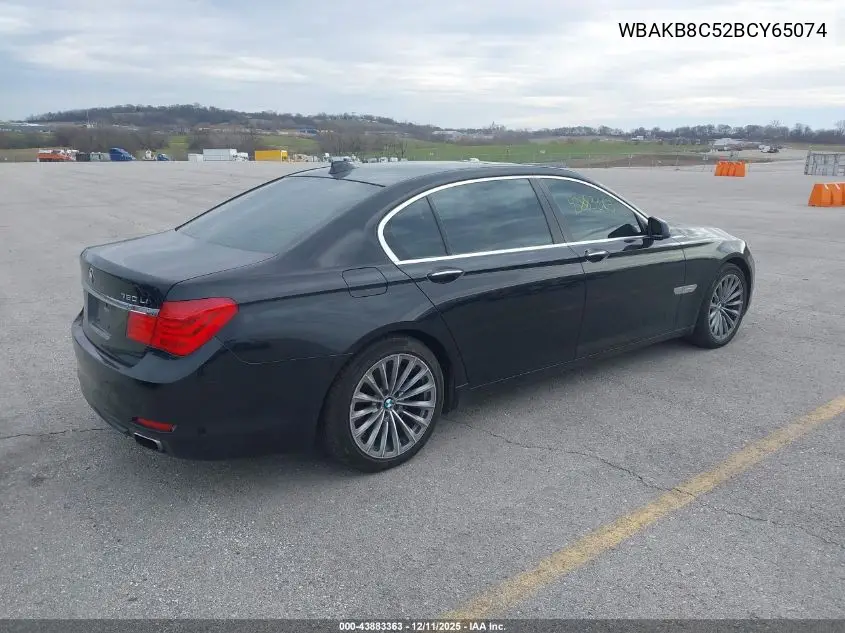 WBAKB8C52BCY65074 2011 BMW 750Li