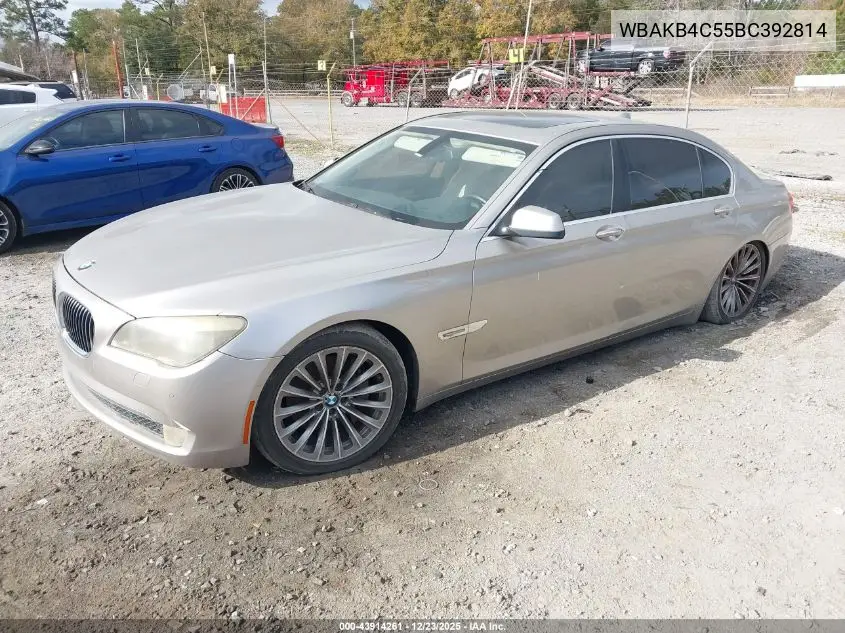 WBAKB4C55BC392814 2011 BMW 740Li