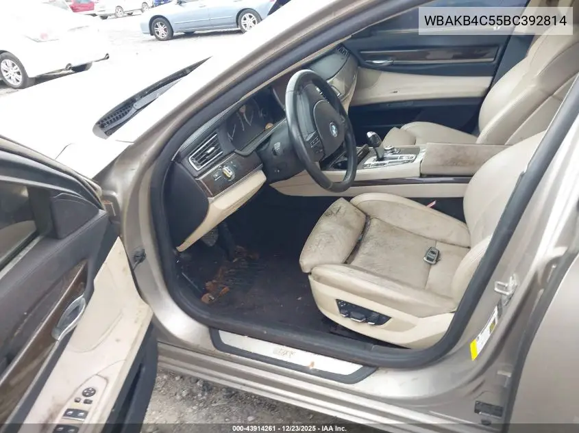 WBAKB4C55BC392814 2011 BMW 740Li