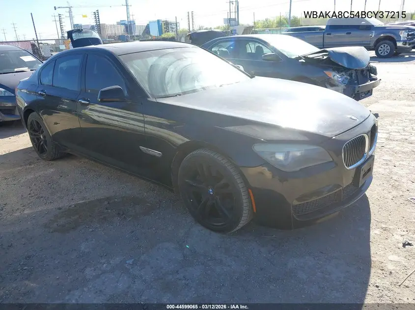 WBAKA8C54BCY37215 2011 BMW 750I