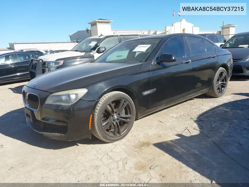 WBAKA8C54BCY37215 2011 BMW 750I