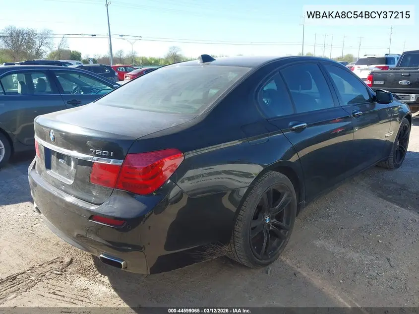 WBAKA8C54BCY37215 2011 BMW 750I