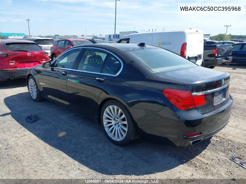 WBAKC6C50CC395968 2012 BMW 7 Series