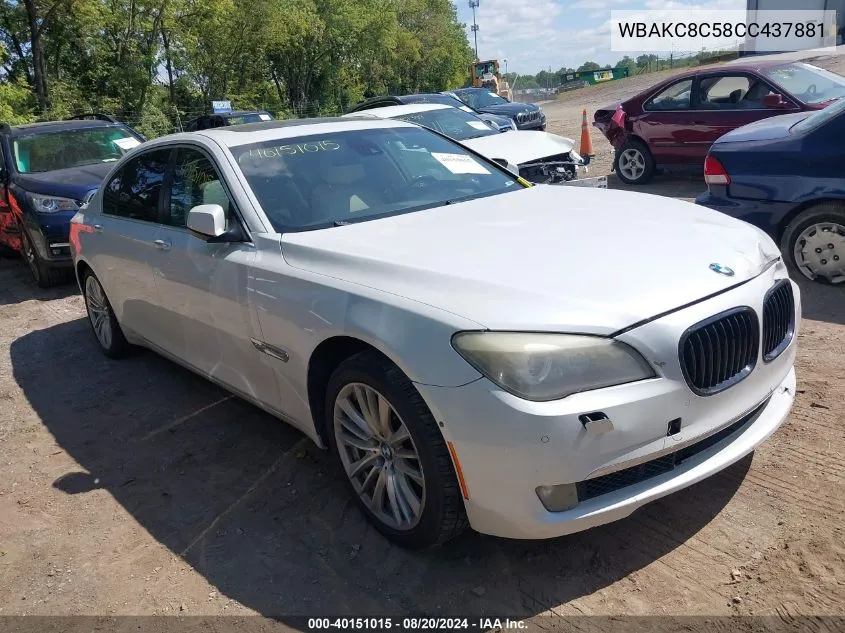 WBAKC8C58CC437881 2012 BMW 750 Lxi