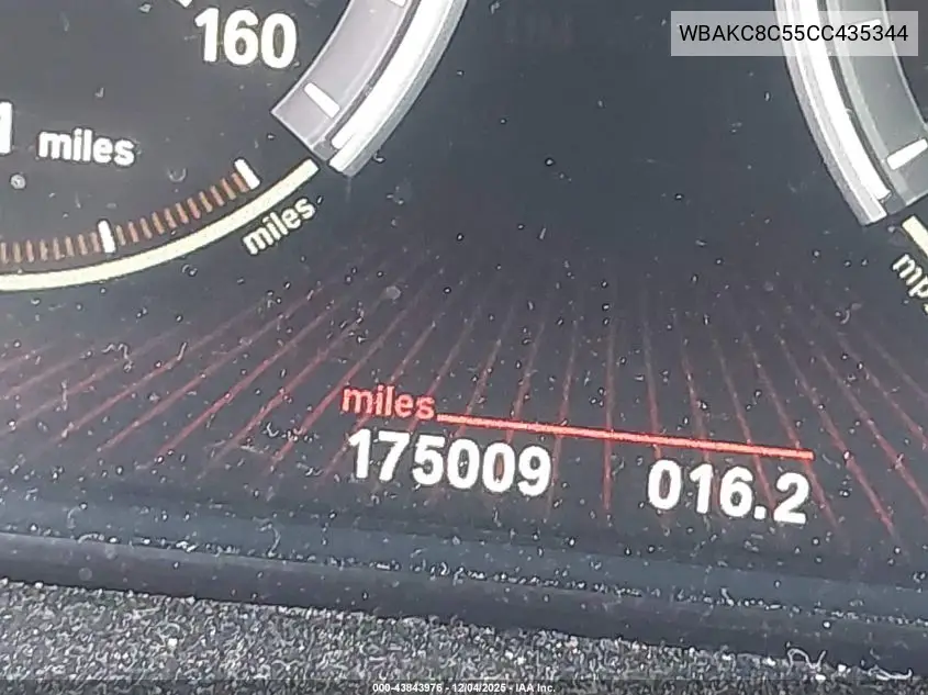 WBAKC8C55CC435344 2012 BMW 750Li xDrive