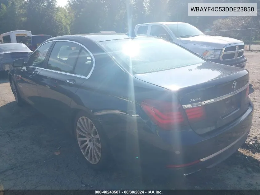 WBAYF4C53DDE23850 2013 BMW 740Li xDrive