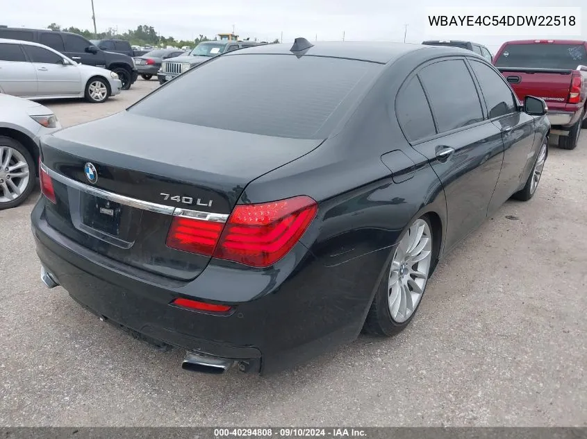 WBAYE4C54DDW22518 2013 BMW 740Li