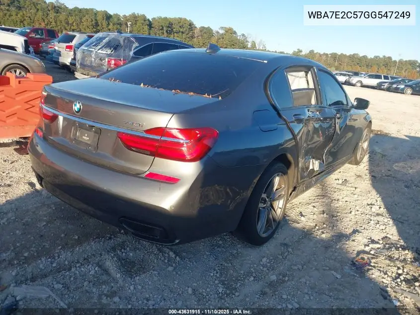 WBA7E2C57GG547249 2016 BMW 740I