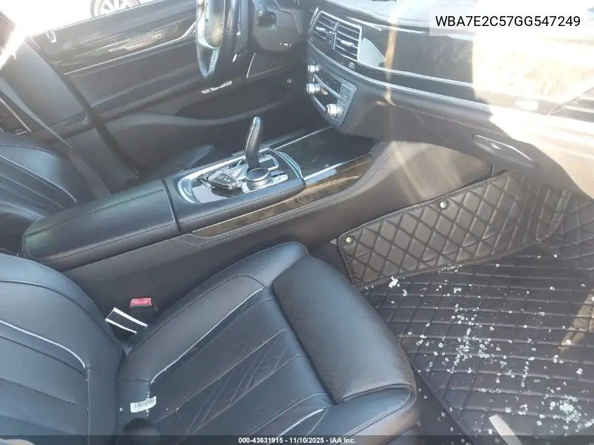WBA7E2C57GG547249 2016 BMW 740I