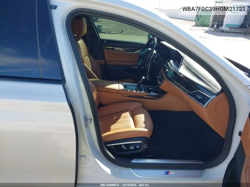 WBA7F0C39HGM21721 2017 BMW 750I