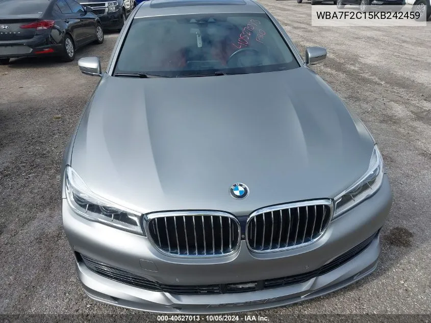 WBA7F2C15KB242459 2019 BMW Alpina B7