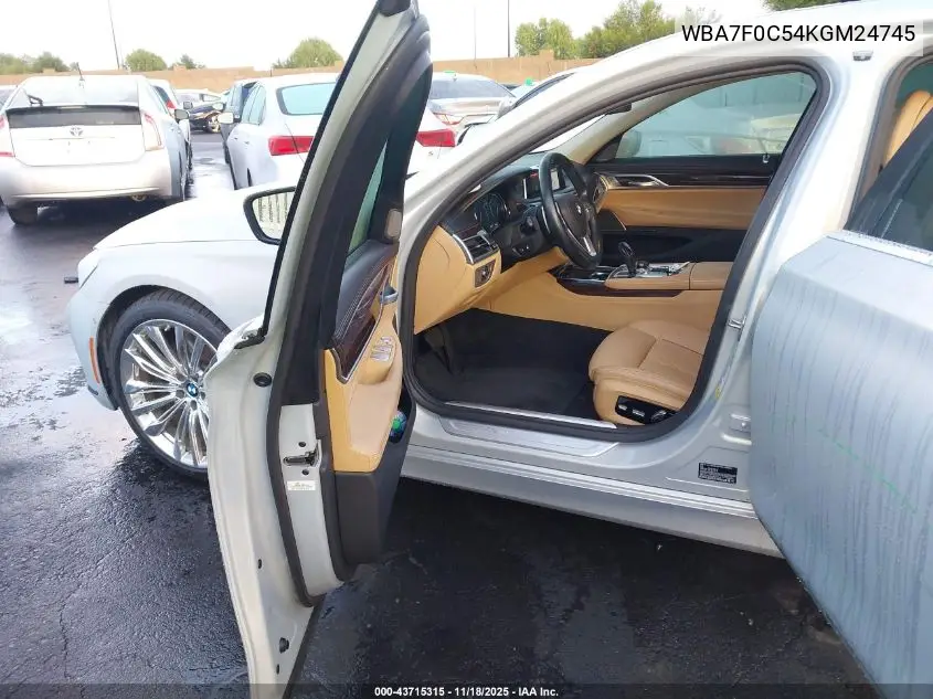 WBA7F0C54KGM24745 2019 BMW 750I