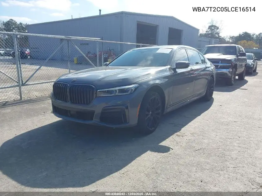 WBA7T2C05LCE16514 2020 BMW 740I