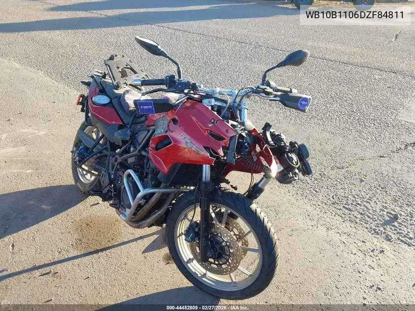 2013 BMW F700 Gs VIN: WB10B1106DZF84811 Lot: 44452809