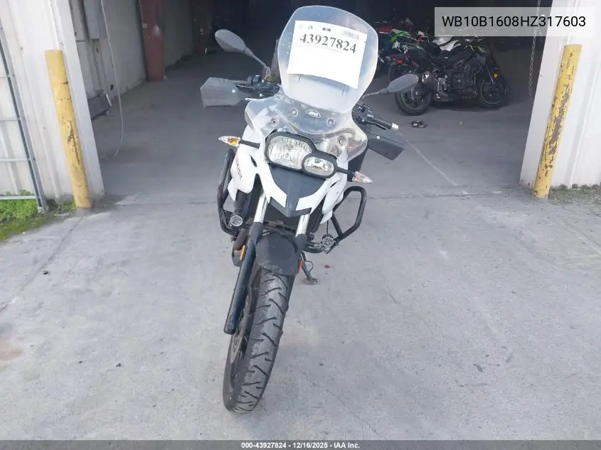 WB10B1608HZ317603 2017 BMW F700 Gs