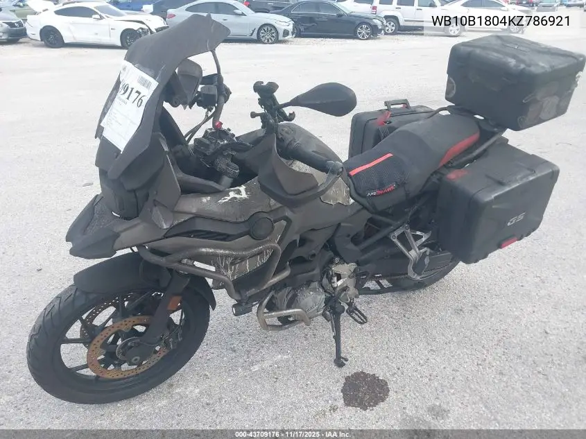 WB10B1804KZ786921 2019 BMW F 750 Gs