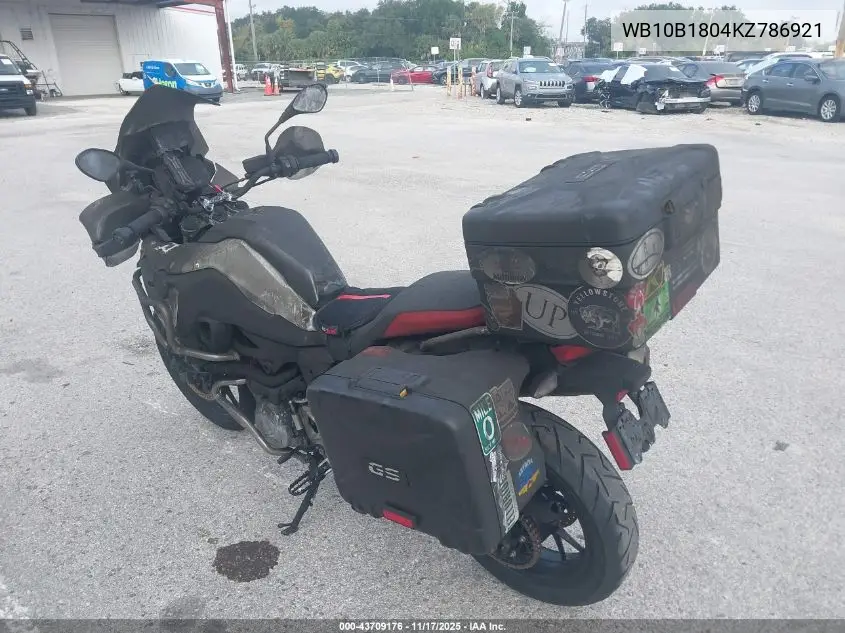 WB10B1804KZ786921 2019 BMW F 750 Gs