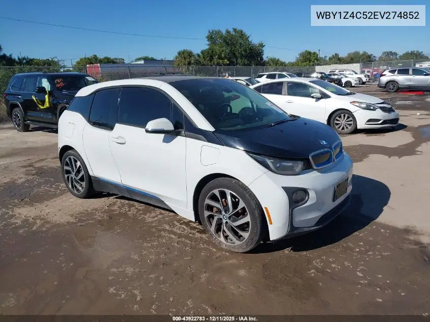 WBY1Z4C52EV274852 2014 BMW I3 Base W/Range Extender