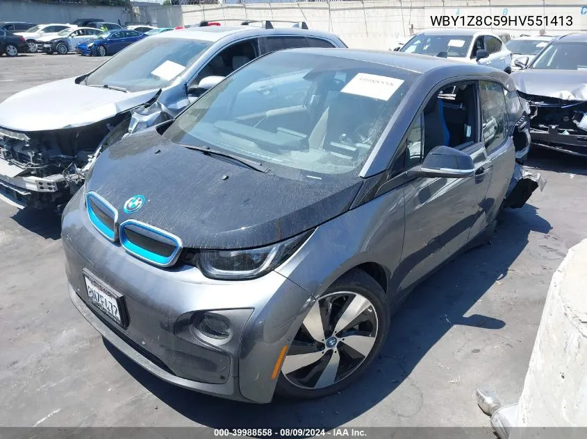 WBY1Z8C59HV551413 2017 BMW I3 94 Ah W/Range Extender