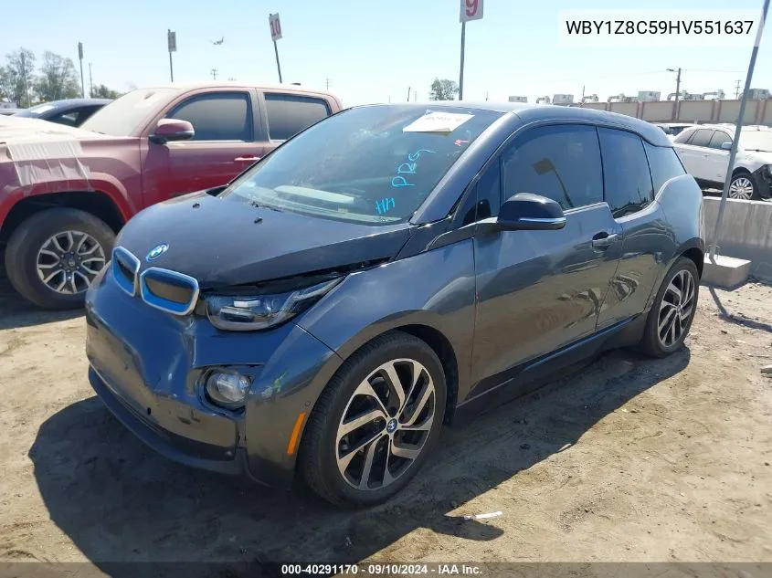 WBY1Z8C59HV551637 2017 BMW I3 94 Ah W/Range Extender