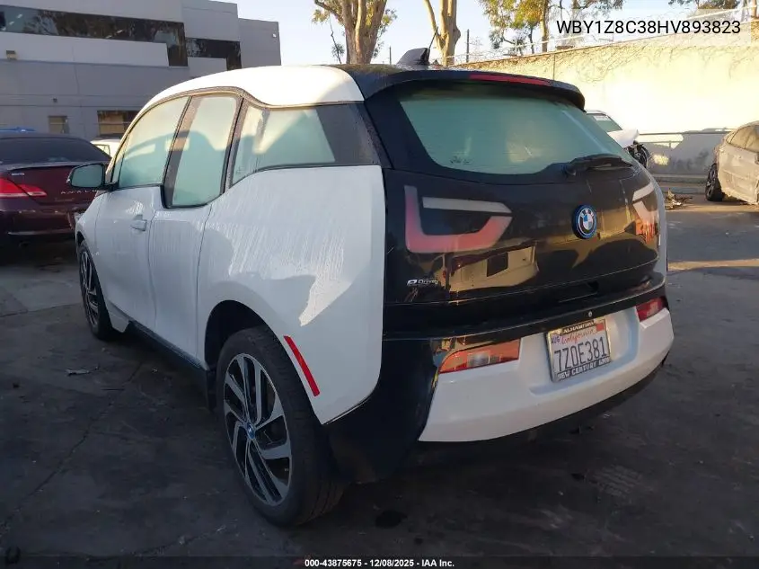 WBY1Z8C38HV893823 2017 BMW I3 94 Ah W/Range Extender