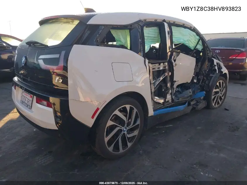 WBY1Z8C38HV893823 2017 BMW I3 94 Ah W/Range Extender