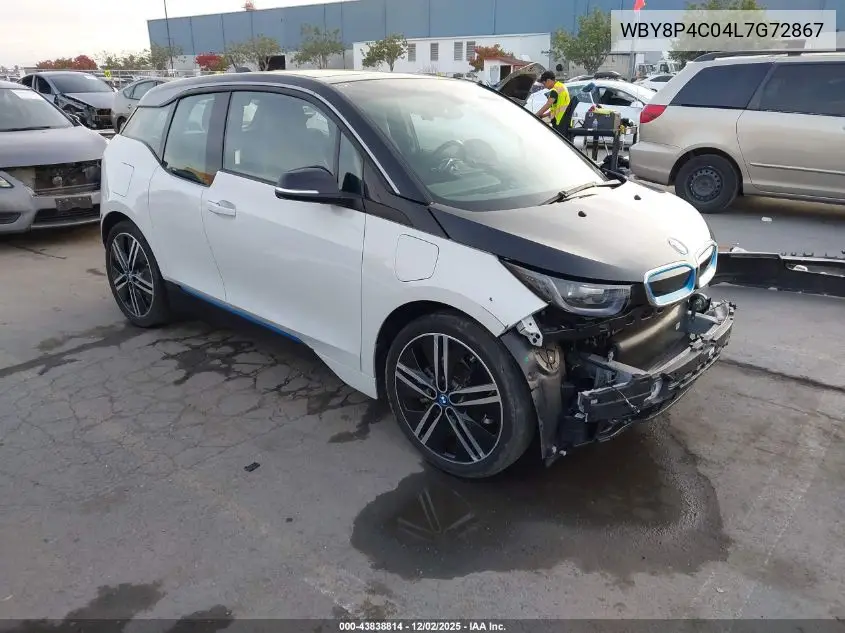 WBY8P4C04L7G72867 2020 BMW I3 120Ah W/Range Extender