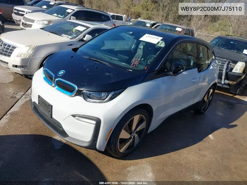 WBY8P2C00M7J75110 2021 BMW I3 120Ah