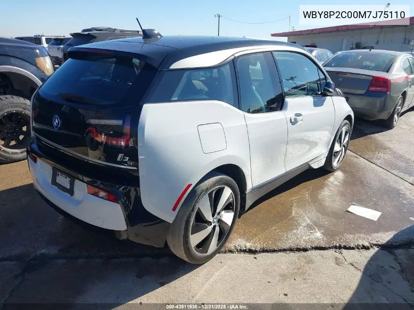 WBY8P2C00M7J75110 2021 BMW I3 120Ah
