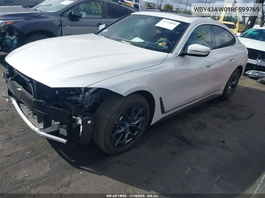 WBY43AW01RFS99769 2024 BMW I4 Gran Coupe Edrive35