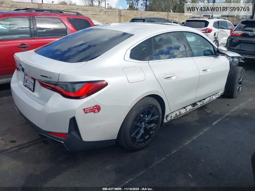 WBY43AW01RFS99769 2024 BMW I4 Gran Coupe Edrive35