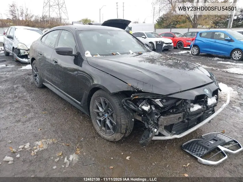 WBY23HD00SFU54501 2025 BMW I4 Edrive40