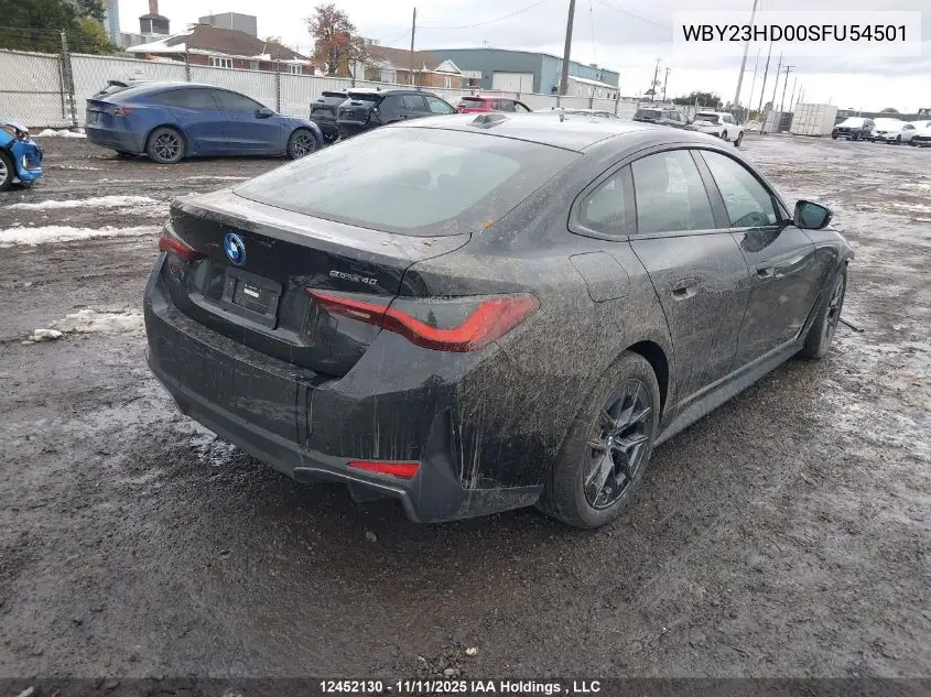 WBY23HD00SFU54501 2025 BMW I4 Edrive40