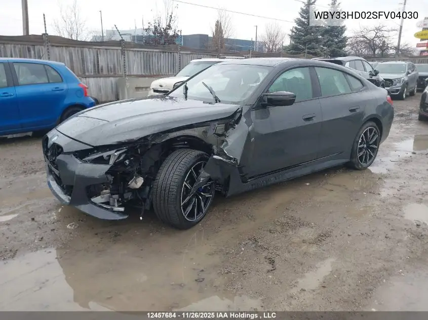 WBY33HD02SFV04030 2025 BMW I4
