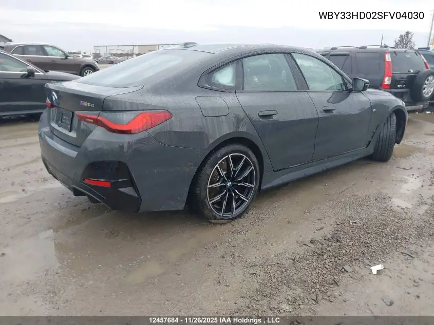 WBY33HD02SFV04030 2025 BMW I4