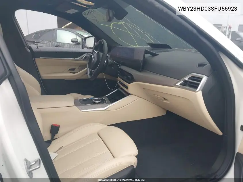 WBY23HD03SFU56923 2025 BMW I4 Gran Coupe Edrive40