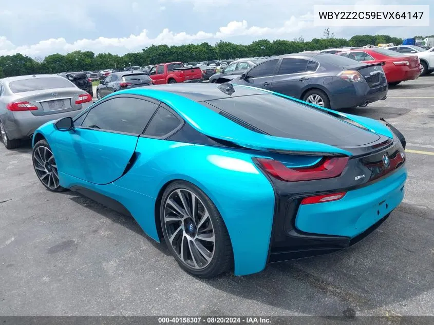 WBY2Z2C59EVX64147 2014 BMW I8