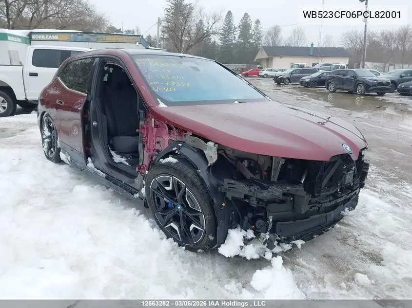 WB523CF06PCL82001 2023 BMW Ix xDrive50