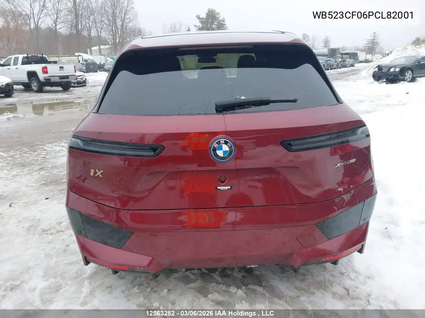 WB523CF06PCL82001 2023 BMW Ix xDrive50