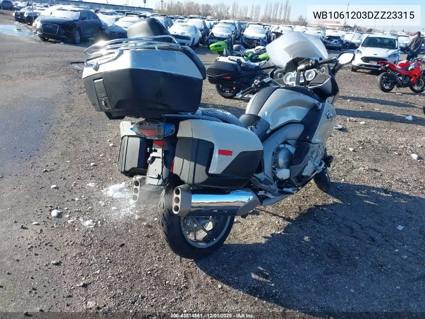 WB1061203DZZ23315 2013 BMW K1600 Gtl