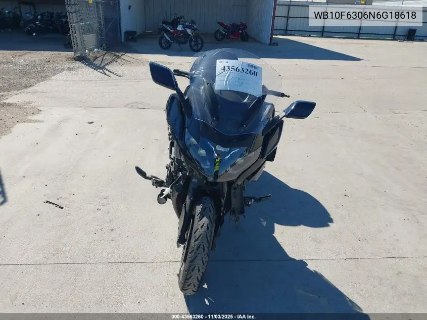 WB10F6306N6G18618 2022 BMW K1600 B