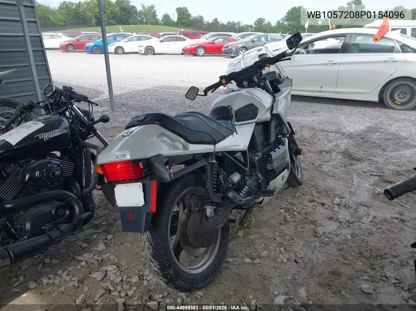 1993 BMW K75 S VIN: WB1057208P0154096 Lot: 44999363