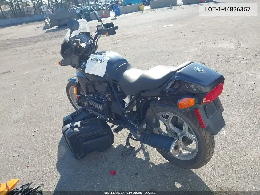 1994 BMW K75 VIN: WB1057106R0135180 Lot: 44826357